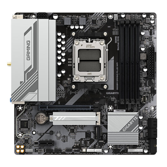 Mainboard GIGABYTE AMD B650 SAM5 Micro-ATX Memory DDR5 Memory slots 4 B650MGAMINGPLUSWF1.3