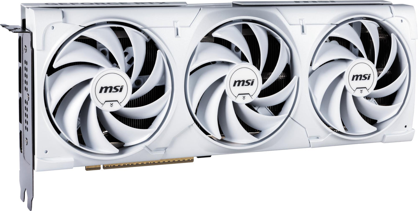 Graphics Card MSI NVIDIA GeForce RTX 5080 16 GB GDDR7 256 bit PCIE 5.0 16x Dual Slot Fansink 1xHDMI 3xDisplayPort 508016GVEN3XOCWHITE