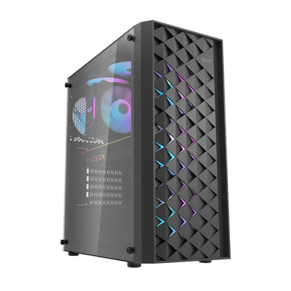 Darkflash DK351 computer case (black) + 4 RGB fans