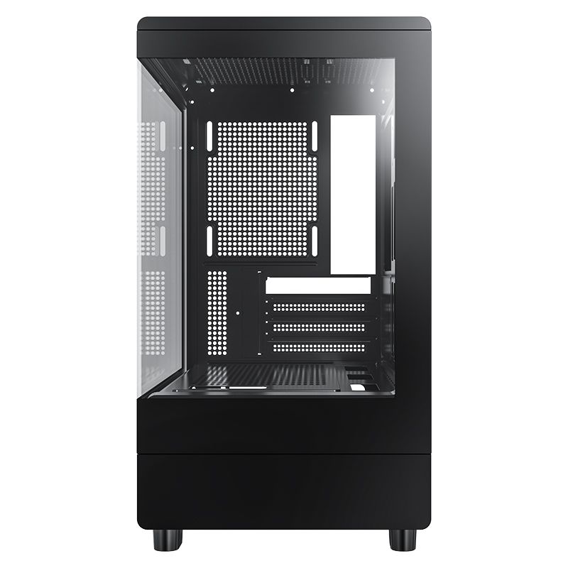 Darkflash Computer Case DB330M Black with 3 Fans