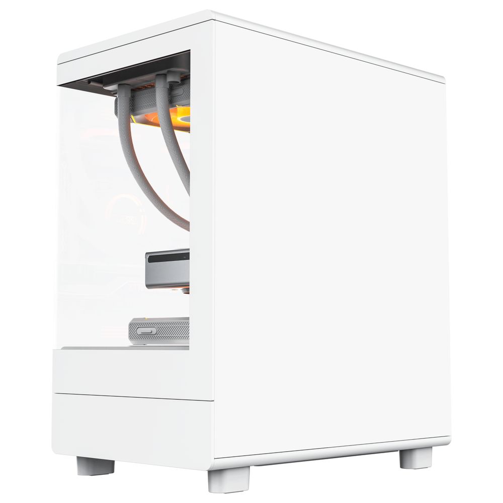 Darkflash Computer Case DB330M White with 3 Fans