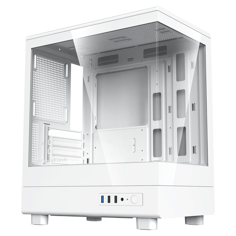 Darkflash Computer Case DB330M White with 3 Fans