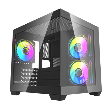 Darkflash C275P M-ATX Kompiuterio Korpusas – Juodas