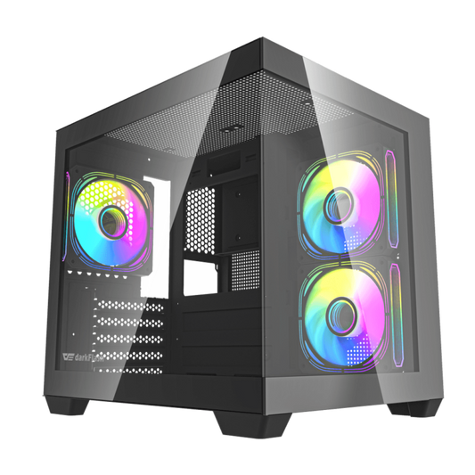 Darkflash C275P M-ATX Kompiuterio Korpusas – Juodas