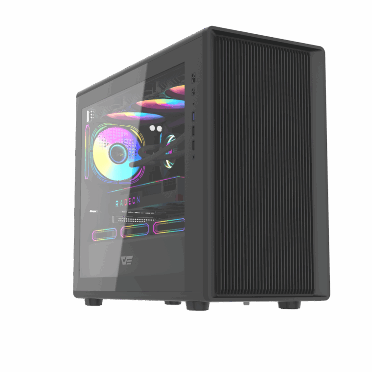 Kompiuteris | Bronze | AMD Ryzen 5 5500 | AMD Radeon RX 5700 8GB | DDR4 16GB (4x4GB) (Atnaujinta) | M.2 512GB iki 3500MB/s (Nauja) — Žaidimams 1080p High / lengva kūryba