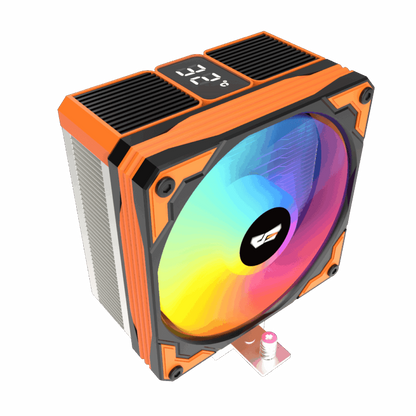 Darkflash M400 Digital CPU Aušintuvas – Juodas / Oranžinis