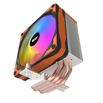 Darkflash M400 Digital CPU Aušintuvas – Juodas / Oranžinis