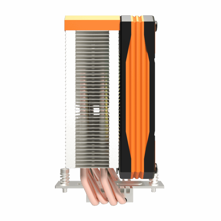 Darkflash M400 Digital CPU Aušintuvas – Juodas / Oranžinis