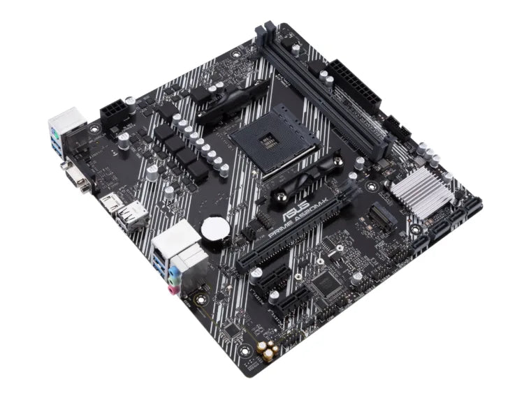 Asus | PRIME A520M-K | Processor family AMD | Processor socket AM4 | DDR4 | Memory slots 2 | Supported hard disk drive interfaces M.2, SATA | Number of SATA connectors 4 | Chipset AMD A | Micro ATX