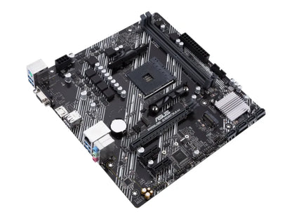 Asus | PRIME A520M-K | Processor family AMD | Processor socket AM4 | DDR4 | Memory slots 2 | Supported hard disk drive interfaces M.2, SATA | Number of SATA connectors 4 | Chipset AMD A | Micro ATX