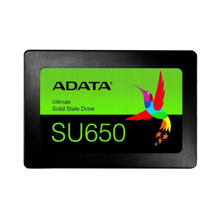 ADATA | Ultimate SU650 | 512 GB | SSD form factor 2.5″ | Solid-state drive interface SATA 6Gb/s | Read speed 520 MB/s | Write speed 450 MB/s