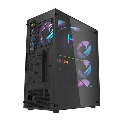 Darkflash DK351 computer case (black) + 4 RGB fans