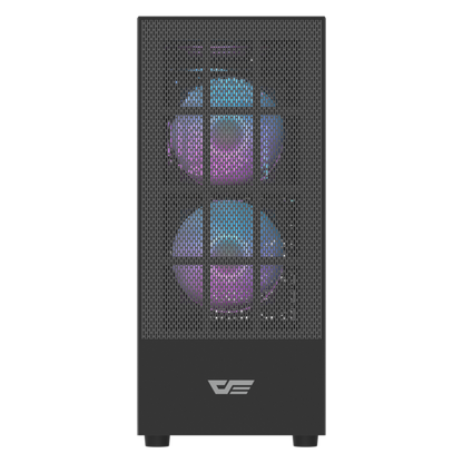 Korpusas DarkFlash A290 3 ARBG FAN (JUODA)