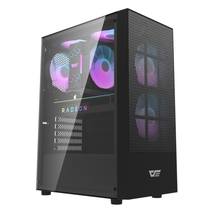 Korpusas DarkFlash A290 3 ARBG FAN (JUODA)