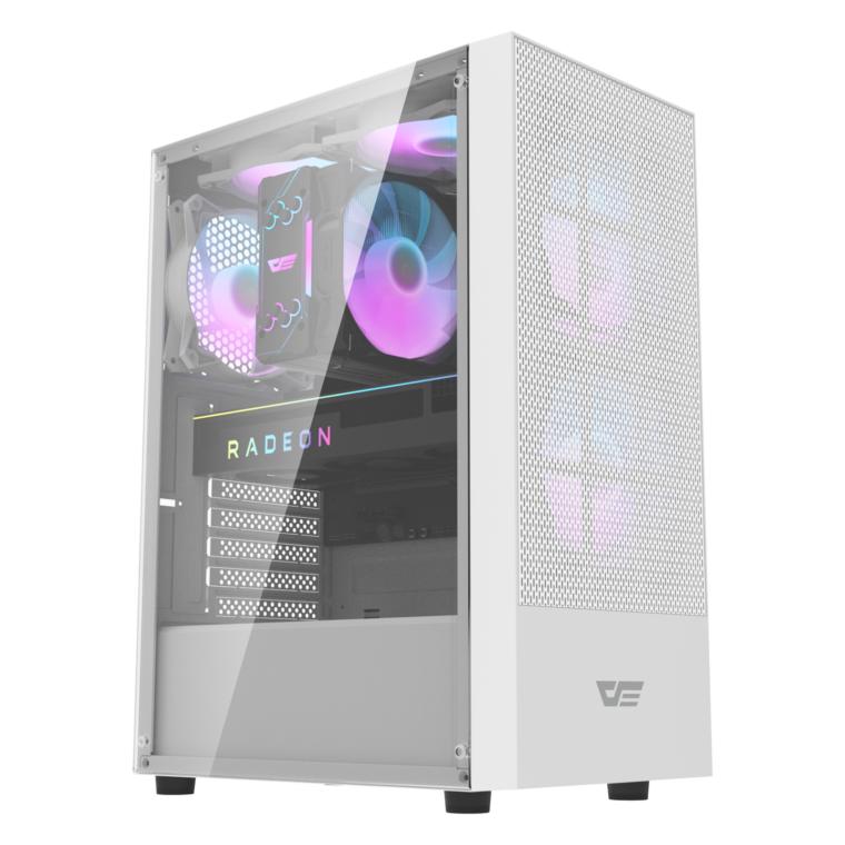 Korpusas DarkFlash A290 3 ARBG FAN (BALTA)