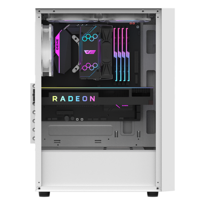 Korpusas DarkFlash A290 3 ARBG FAN (BALTA)