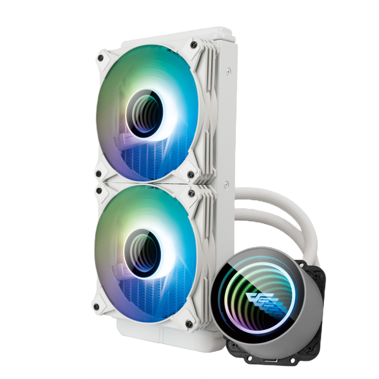 DarkFlash Twister DX 240 (Ver.2.6) Vandens Procesoriaus Aušintuvas (BALTA)