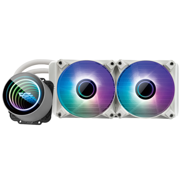 DarkFlash Twister DX 240 (Ver.2.6) Vandens Procesoriaus Aušintuvas (BALTA)