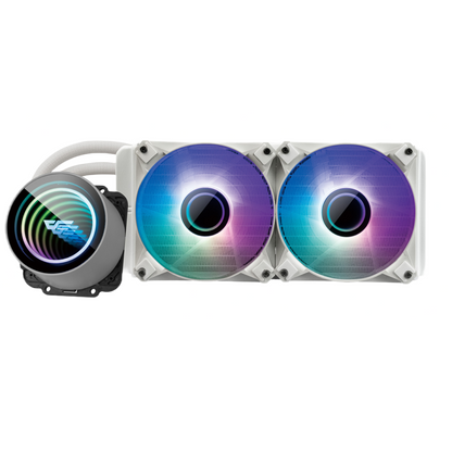 DarkFlash Twister DX 240 (Ver.2.6) Vandens Procesoriaus Aušintuvas (BALTA)