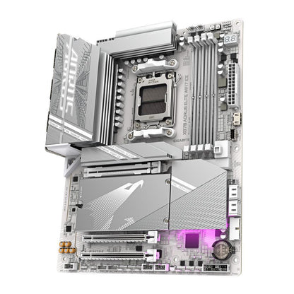 Mainboard GIGABYTE AMD X870E SAM5 ATX Memory DDR5 Memory slots 4 1xPCI-Express 3.0 2x 1xPCI-Express 4.0 4x 1xPCI-Express 5.0 16x 4xM.2 1xHDMI 4xUSB 2.0 6xUSB 3.2 2xUSB-C 1xOptical S/PDIF 1xRJ45 2xAudio port X870AELITEWF7ICE1.1